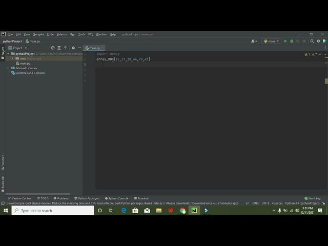 فیلم آموزشی: چگونه در pycharm میانه بگیریم | نحوه گرفتن میانه در پایتون | یافتن مقدار میانه در pycharm/python