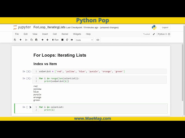 فیلم آموزشی: Python Pop: For Loops- Iterating Index vs Item با زیرنویس فارسی