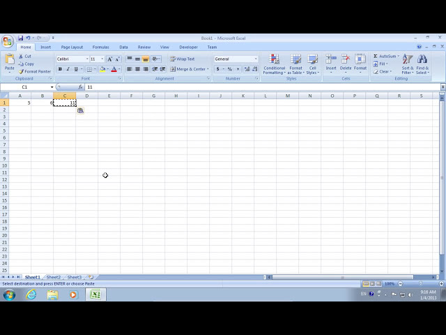 فیلم آموزشی: نحوه حذف فرمول Excel 2007 و نگهداری داده ها با زیرنویس فارسی
