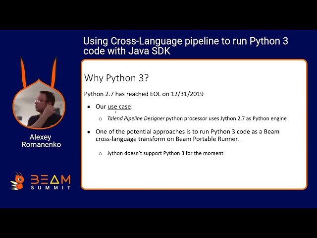 فیلم آموزشی: استفاده از خط لوله Cross-Language برای اجرای کد پایتون 3 با Java SDK با زیرنویس فارسی