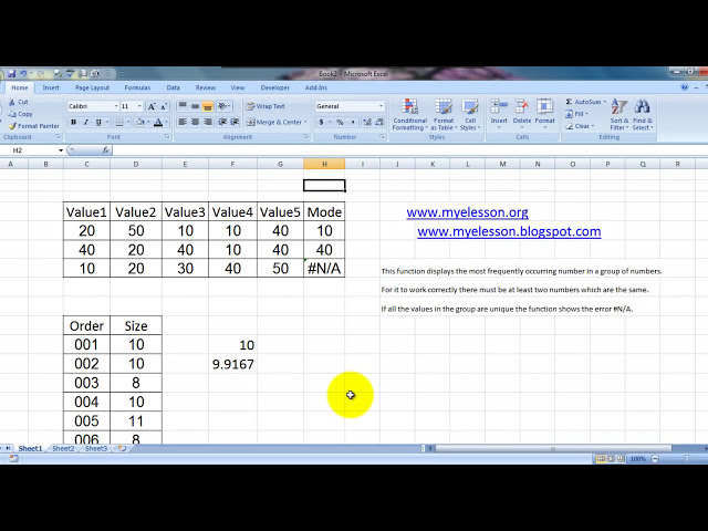 فیلم آموزشی: MS Excel: فرمول حالت با زیرنویس فارسی