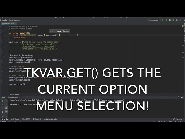 فیلم آموزشی: Tkinter: آموزش ویجت OptionMenu با زیرنویس فارسی