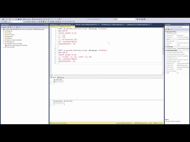 فیلم آموزشی: نحوه اجرای R/Python در SQL Server با خدمات یادگیری ماشین