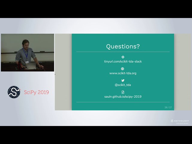 فیلم آموزشی: Scikit TDA: ابزارهای توپولوژیکی برای اکوسیستم پایتون | SciPy 2019 | ناتانیل شائول با زیرنویس فارسی