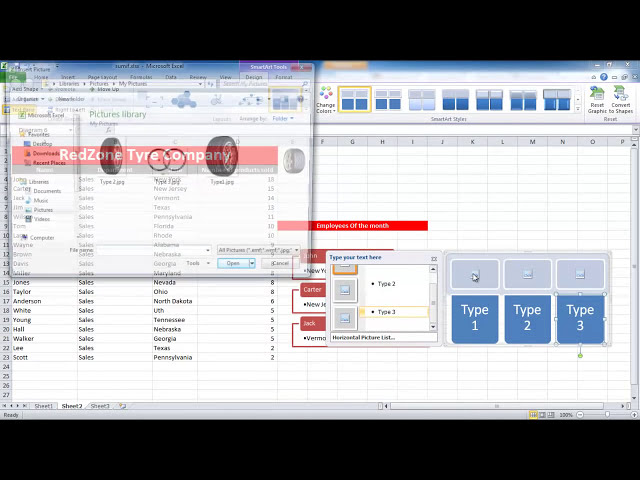فیلم آموزشی: نحوه درج SmartArt در Excel 2010 با زیرنویس فارسی