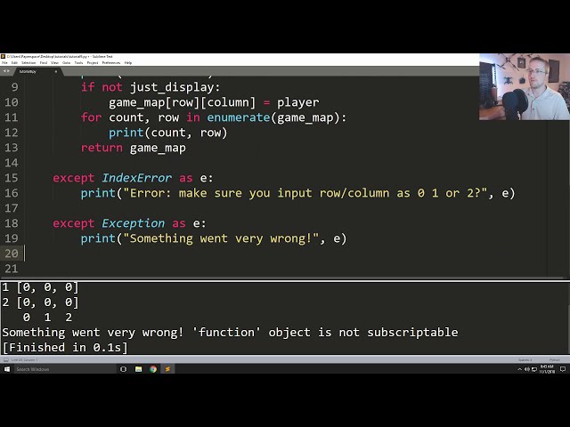 فیلم آموزشی: Error Handling - آموزش برنامه نویسی Python 3 p.9 با زیرنویس فارسی