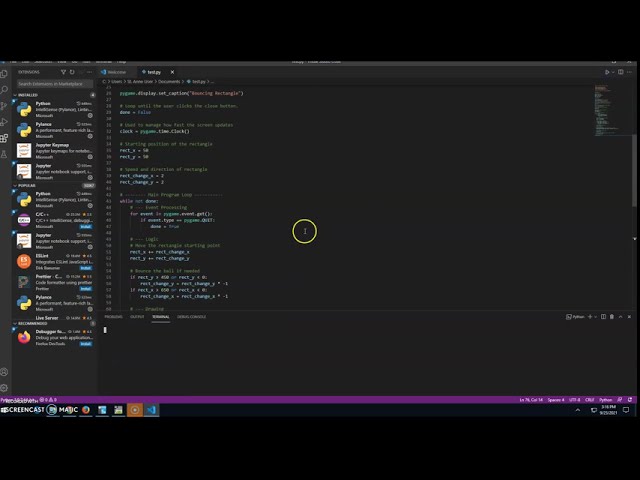 فیلم آموزشی: نصب PYTHON، PYGAME و VISUAL STUDIO CODE بر روی سیستم عامل ویندوز در 5 دقیقه با زیرنویس فارسی