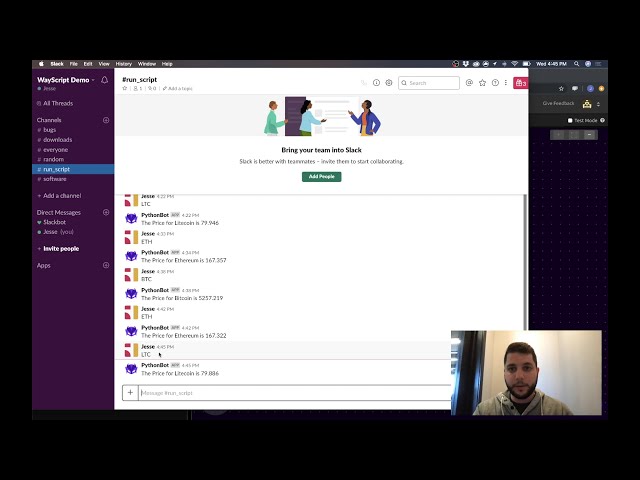 فیلم آموزشی: اسکریپت های پایتون را از طریق Slack فعال کنید با زیرنویس فارسی
