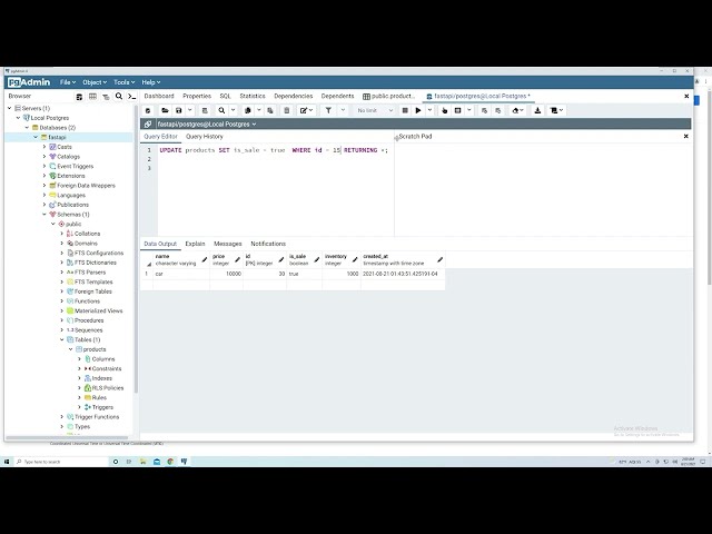 فیلم آموزشی: به‌روزرسانی ردیف‌های SQL: قسمت شماره 36 دوره پایتون API با زیرنویس فارسی