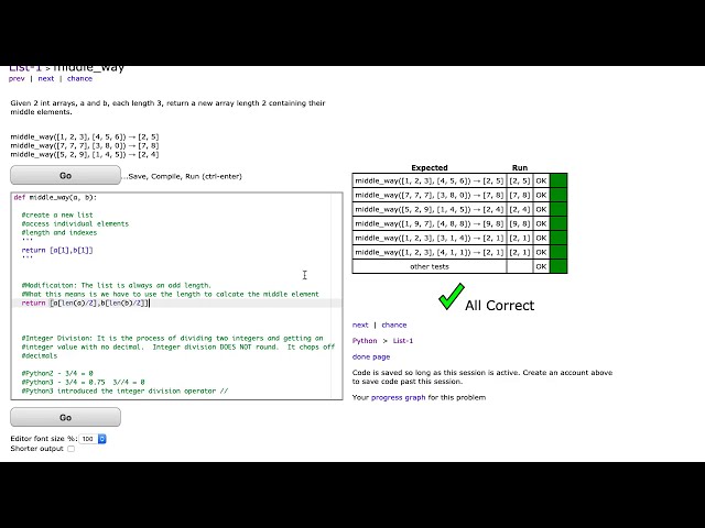 فیلم آموزشی: Codingbat - Middle_way (Python) با زیرنویس فارسی