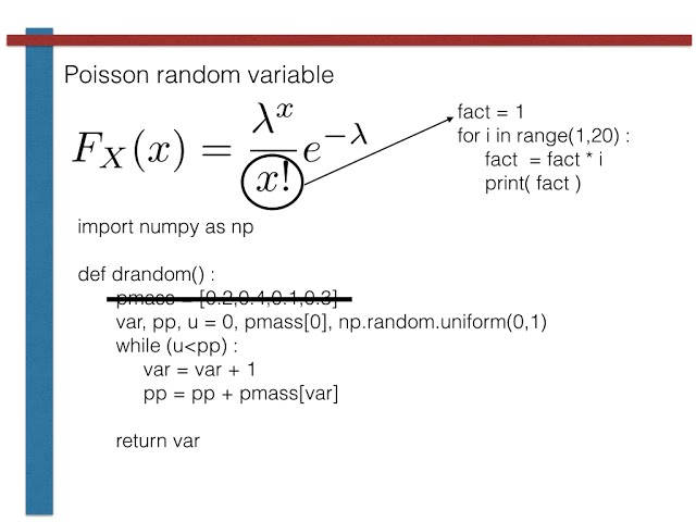 فیلم آموزشی: ایجاد متغیرهای تصادفی پواسون با استفاده از پایتون با زیرنویس فارسی