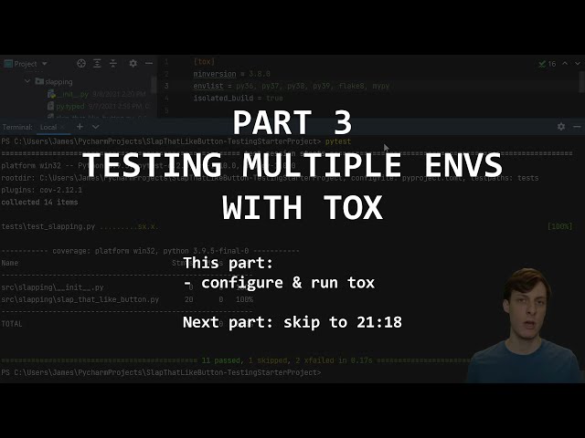 فیلم آموزشی: تست خودکار در پایتون با pytest، tox و GitHub Actions با زیرنویس فارسی