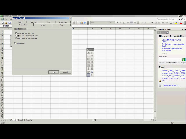 فیلم آموزشی: یک دکمه ماکرو را در Excel 2003.avi وارد کنید با زیرنویس فارسی