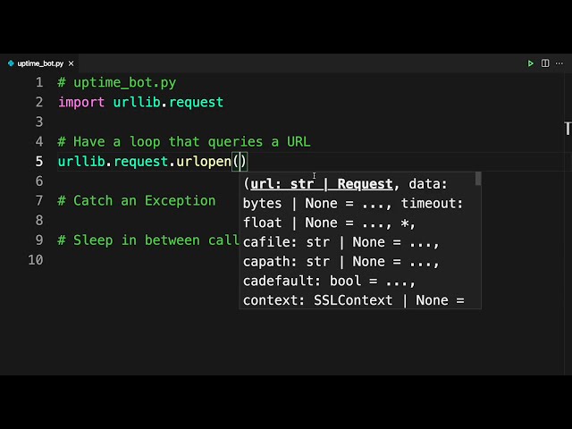 فیلم آموزشی: استفاده از sleep() Python برای ایجاد یک ربات ساده Uptime با زیرنویس فارسی