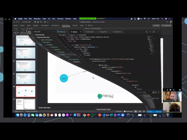 فیلم آموزشی: با پایتون (Flask) و Neo4j شروع کنید - مهمان رونی داس - مایکل هانگر در توییچ با زیرنویس فارسی