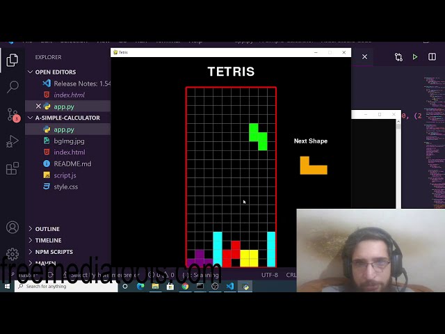 فیلم آموزشی: Python 3 PyGame Tetris Game اسکریپت رابط کاربری گرافیکی دسکتاپ پروژه کامل برای مبتدیان با زیرنویس فارسی