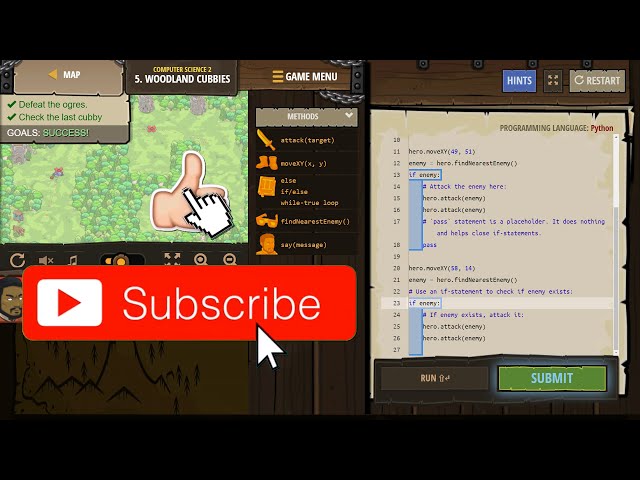 فیلم آموزشی: CodeCombat Level 5 Python Computer Science 2 آموزش همراه با پاسخ با زیرنویس فارسی