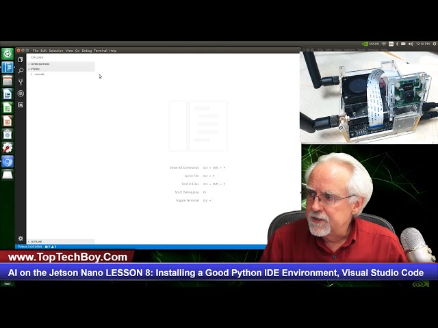 فیلم آموزشی: AI در Jetson Nano درس 8: نصب یک محیط IDE خوب پایتون، کد ویژوال استودیو با زیرنویس فارسی