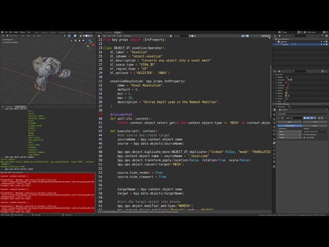 فیلم آموزشی: تبدیل یک Blender 2.8 Python Script به Addon - آموزش مبتدی با زیرنویس فارسی