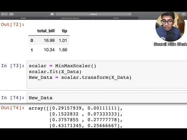 فیلم آموزشی: نحوه عادی سازی مجموعه داده قبل از یادگیری ماشینی MinMaxScalar | لامبدا فانک | آموزش پایتون