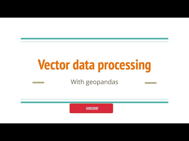 فیلم آموزشی: Geopandas برای کاملا مبتدی | تجزیه و تحلیل جغرافیایی با پایتون | GeoDev با زیرنویس فارسی