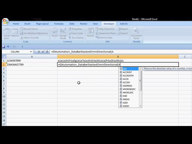 فیلم آموزشی: نحوه ایجاد بارکد GS1 DataBar در مایکروسافت اکسل