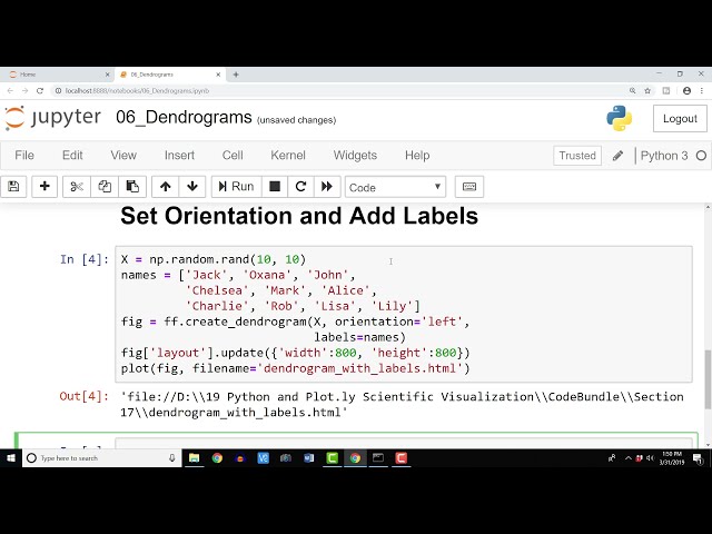 فیلم آموزشی: EP037 - Python Plotly - Dendograms