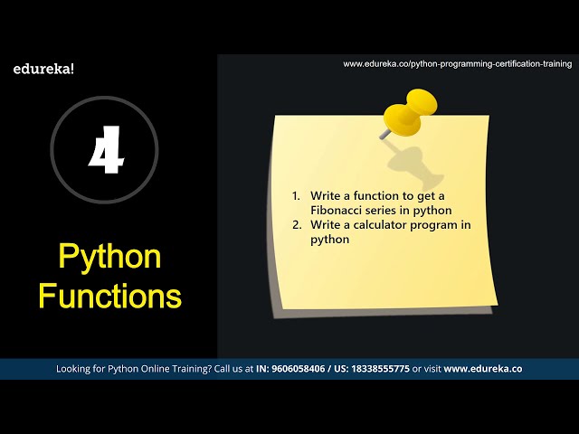 فیلم آموزشی: آموزش ماژول 4 پایتون - توابع پایتون | دوره آموزشی خرابی برنامه نویسی پایتون | ادورکا