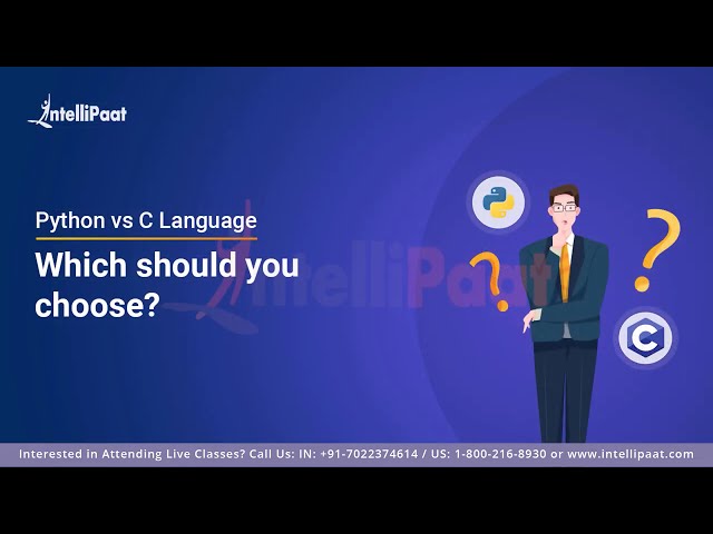 فیلم آموزشی: پایتون در مقابل سی | تفاوت پایتون و سی | Intellipaat با زیرنویس فارسی