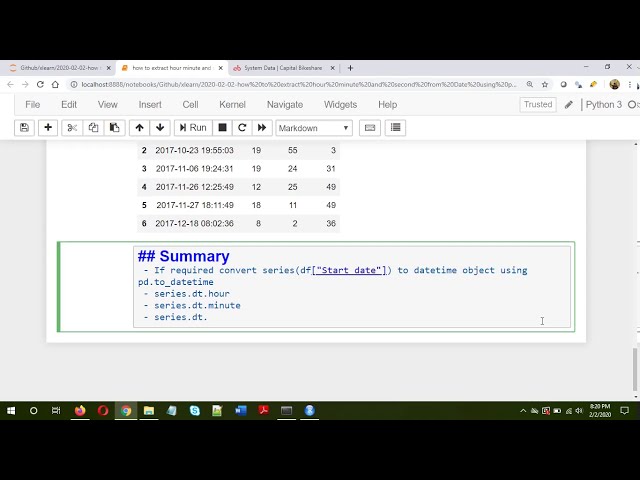 فیلم آموزشی: Python - نحوه استخراج ساعت، دقیقه و ثانیه از ستون Datetime با استفاده از پانداها با زیرنویس فارسی