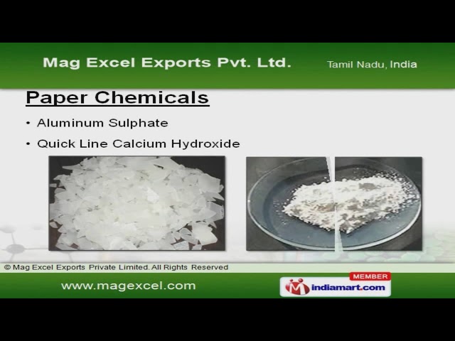 فیلم آموزشی: نمک های صنعتی و مواد شیمیایی توسط Mag Excel Exports Private Limited، چنای