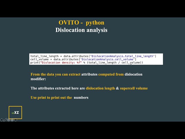 فیلم آموزشی: تحلیل Ovito با استفاده از اسکریپت پایتون || مثال نشان داده شده - تجزیه و تحلیل نابجایی با زیرنویس فارسی