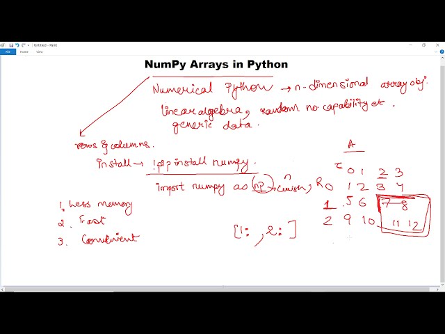 فیلم آموزشی: Numpy در پایتون چیست | چرا باید از NumPy استفاده کنیم؟ | آموزش Numpy | گودوهاب با زیرنویس فارسی