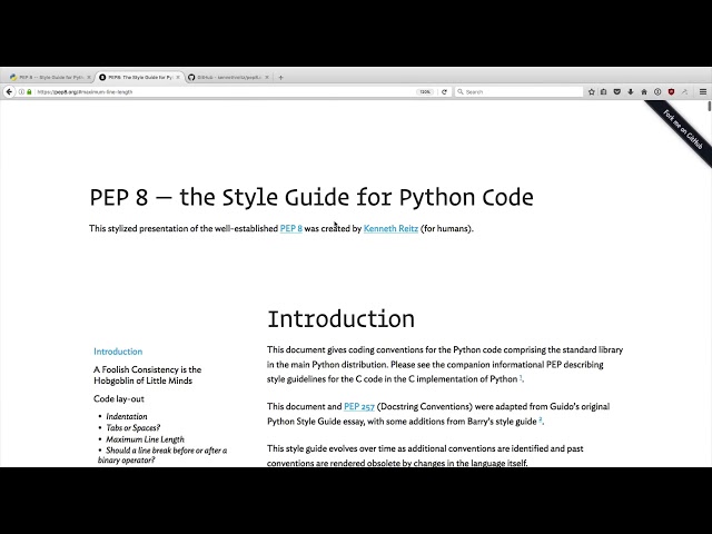 فیلم آموزشی: pep8.org - زیباترین راه برای مشاهده راهنمای سبک Python PEP 8 با زیرنویس فارسی