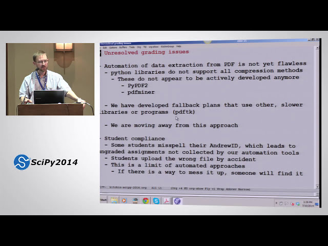 فیلم آموزشی: داستان موفقیت در استفاده از پایتون در دوره کارشناسی ارشد مهندسی شیمی| SciPy 2014 | جان کیچین