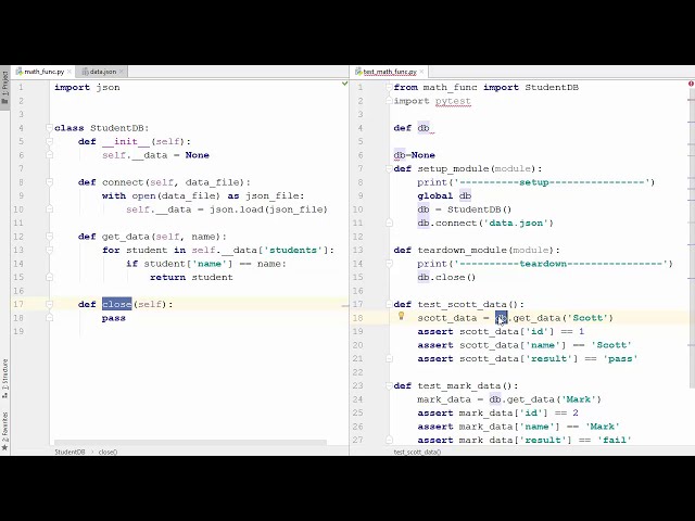 فیلم آموزشی: تست واحد پایتون با Pytest 4 - فیکسچرهای پایتون + روش‌های راه‌اندازی/تجزیه با زیرنویس فارسی