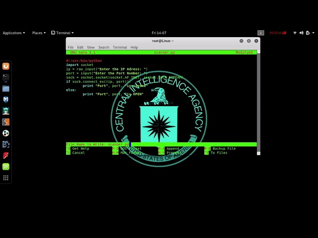 فیلم آموزشی: برنامه نویسی پایتون برای هک - کد یک اسکنر پورت در کالی لینوکس با استفاده از پایتون با زیرنویس فارسی