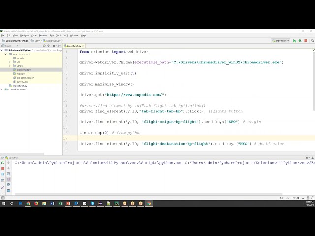 فیلم آموزشی: Selenium with Python Tutorial 7-WebDriver Explicit صبر کنید