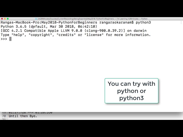 فیلم آموزشی: نصب Python 3 و راه اندازی Python Shell با زیرنویس فارسی