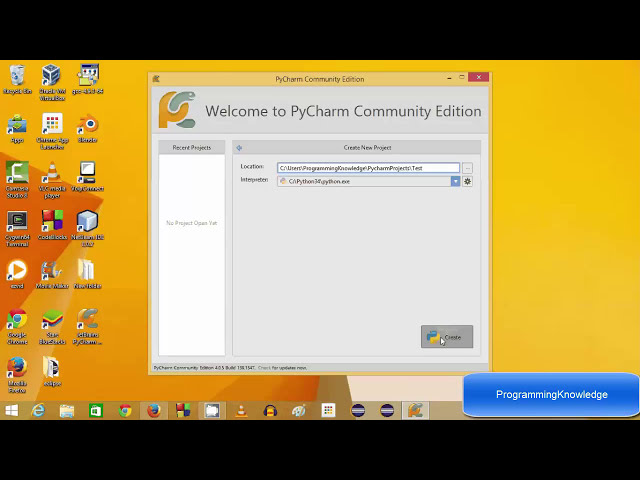 فیلم آموزشی: نصب PyCharm ( Python IDE ) در ویندوز 8 + ایجاد و اجرای اولین پروژه با زیرنویس فارسی