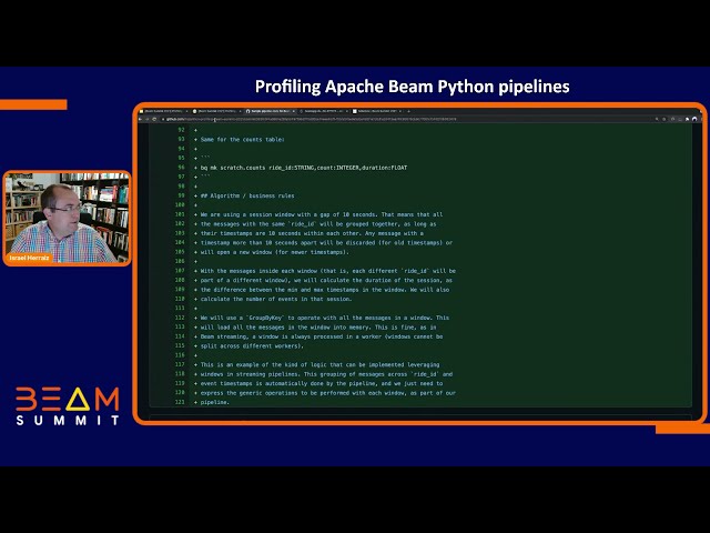 فیلم آموزشی: Beam Summit 2021 - پروفایل Apache Beam Pithon خطوط لوله با زیرنویس فارسی