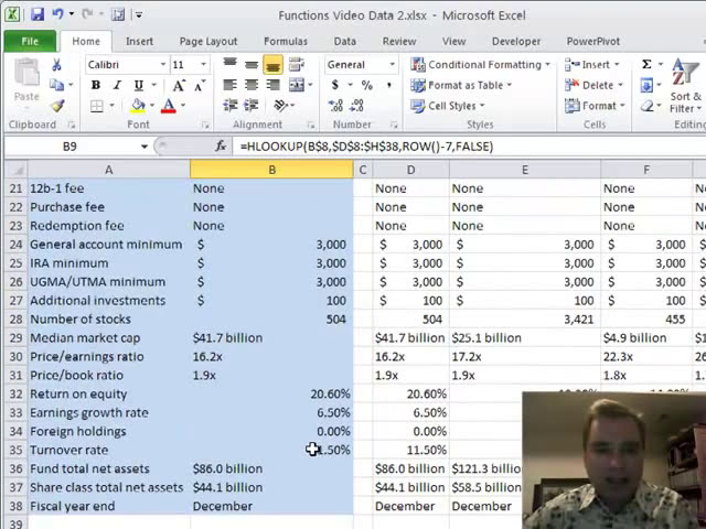 فیلم آموزشی: Excel Video 176 ROW با HLOOKUP با زیرنویس فارسی