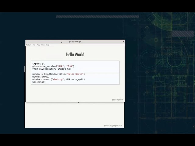 فیلم آموزشی: برنامه های رابط کاربری گرافیکی را با پایتون و GTK بسازید