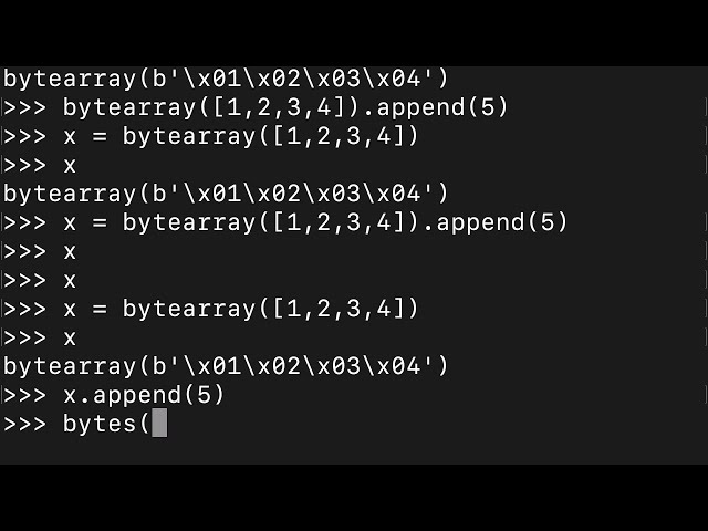 فیلم آموزشی: توابع داخلی Python 3 bytes() و bytearray() TUTORIAL با زیرنویس فارسی