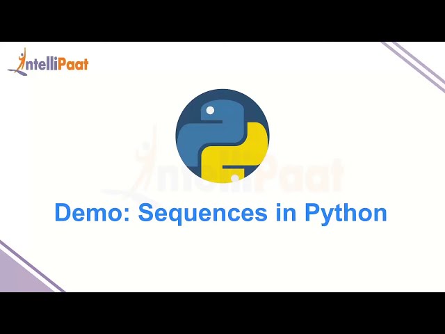 فیلم آموزشی: آموزش دنباله های پایتون | عملیات توالی در پایتون | آموزش پایتون | Intellipaat با زیرنویس فارسی