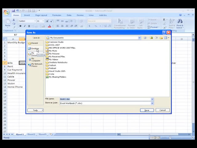 فیلم آموزشی: Excel 2007: ایجاد یک صفحه گسترده با زیرنویس فارسی