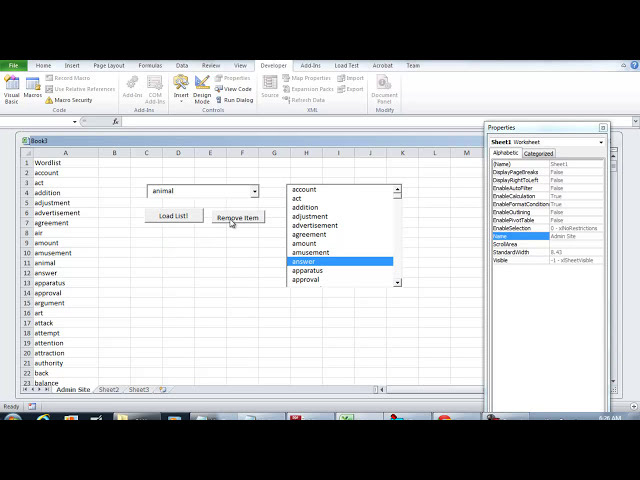 فیلم آموزشی: Excel VBA - حذف آیتم با دوبار کلیک کردن روی جعبه لیست و تنظیم فهرست پس از حذف آیتم با زیرنویس فارسی