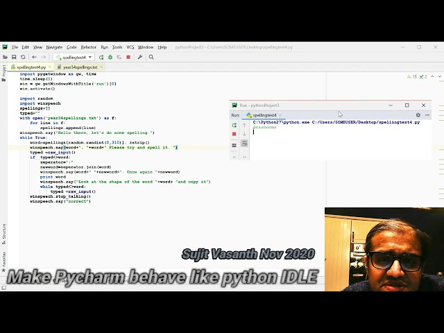 فیلم آموزشی: ساخت Pycharm بیشتر شبیه پایتون IDLE با زیرنویس فارسی