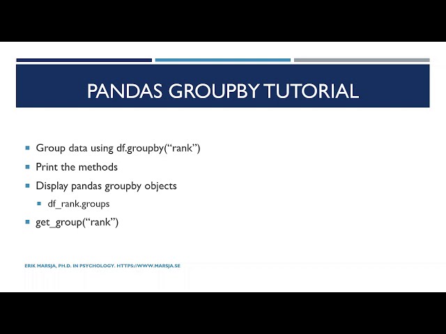 فیلم آموزشی: Pandas Groupby Tutorial قسمت اول - گروه بندی بر اساس یک ستون با زیرنویس فارسی