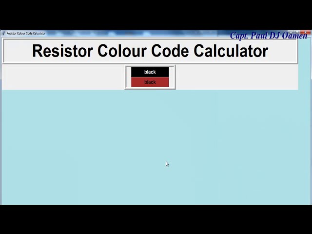 فیلم آموزشی: نحوه ایجاد یک ماشین حساب کد رنگ مقاومتی در پایتون - قسمت 1 از 3 با زیرنویس فارسی